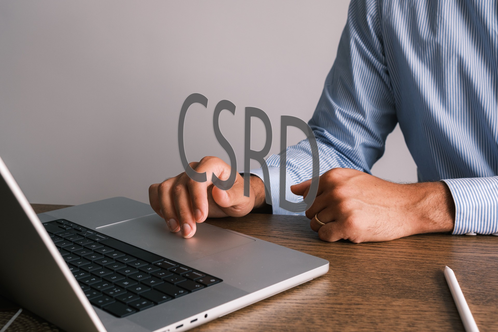 Corporate Sustainability Reporting Directive (CSRD) Concept.